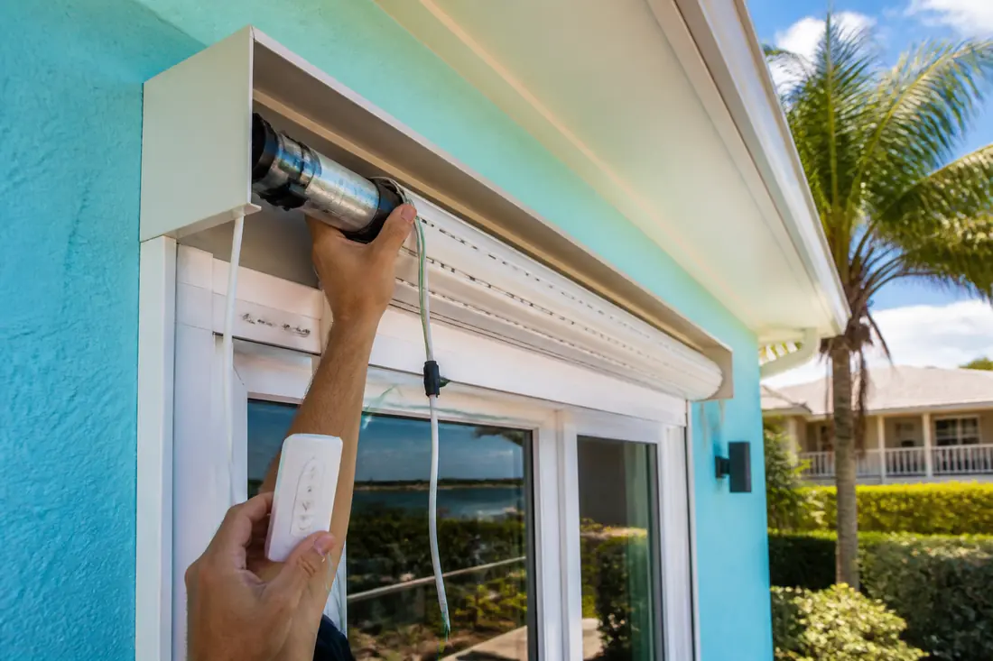 Motorized Shutter Installation project
